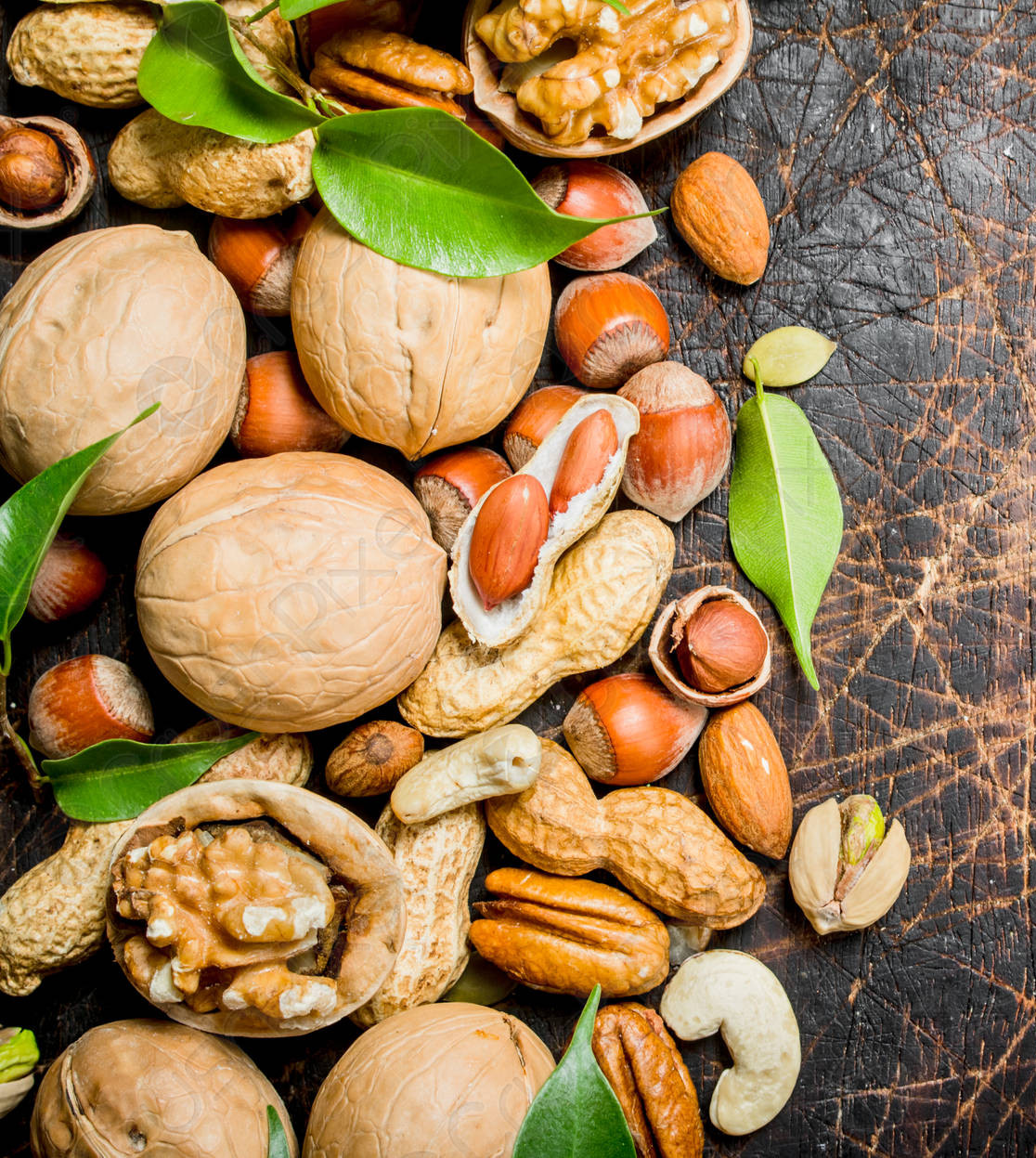 nuts-background